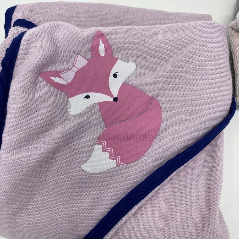Baby Bathrobe and Washcloth Bundle